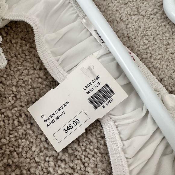 white lace cami slip dress - Picture 5 of 5